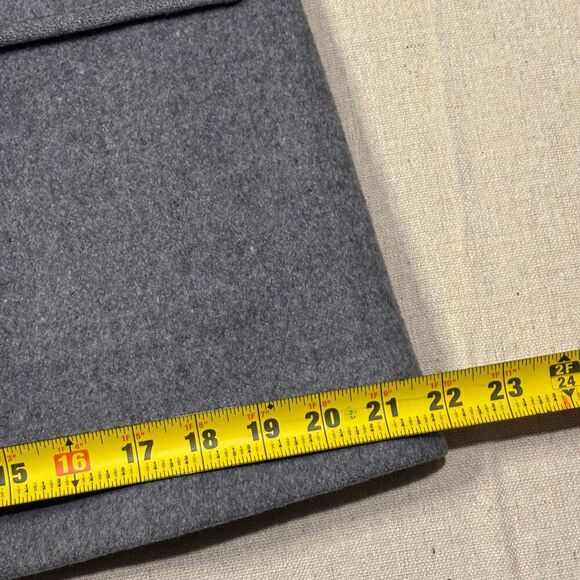 Vintage Pendelton Wool Overcoat Jacket Satin Lined ButtonUp Made In USA Size Med - Picture 7 of 7